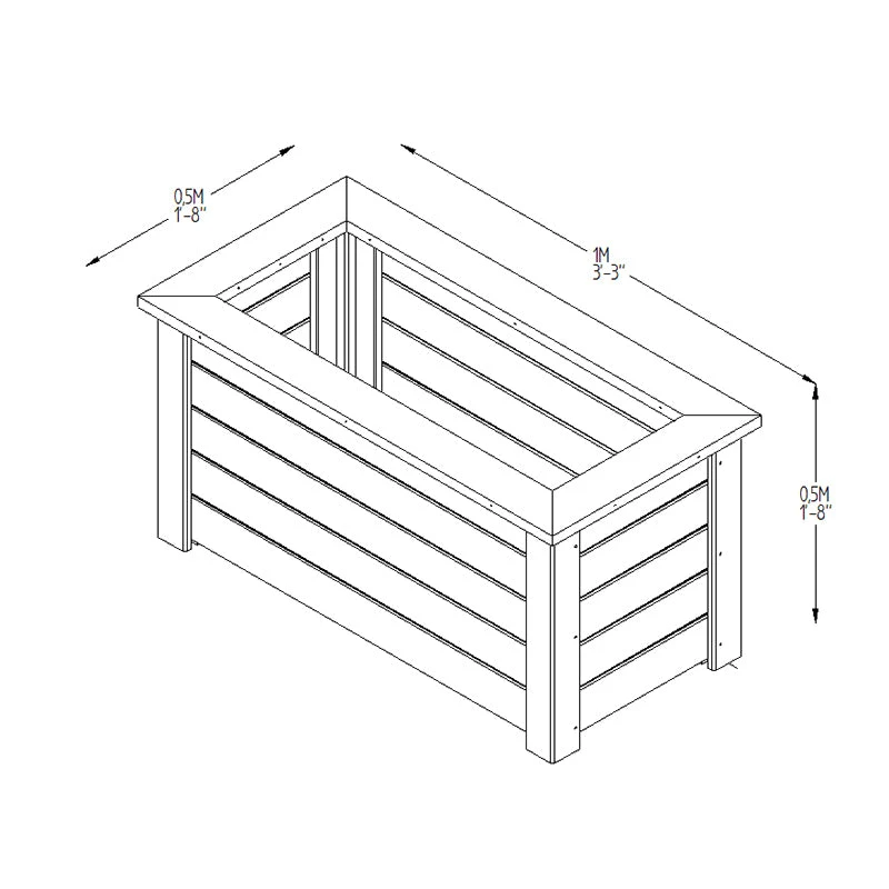 Forest Garden Cambridge Planter - Image 4