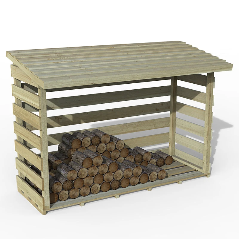 Forest Garden Large Log Store - Image 3