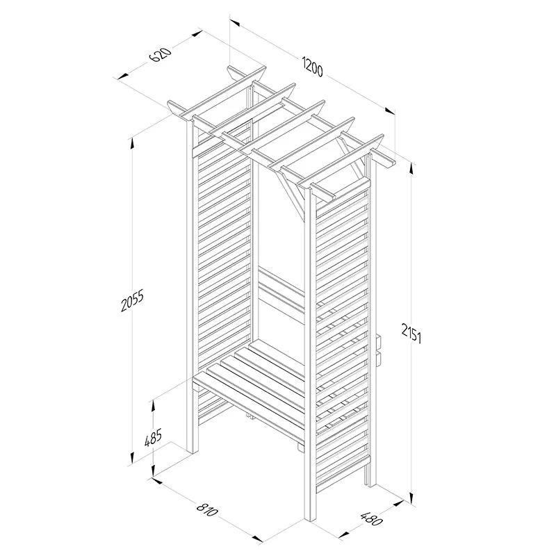 Forest Garden Palma Arbour - Image 6