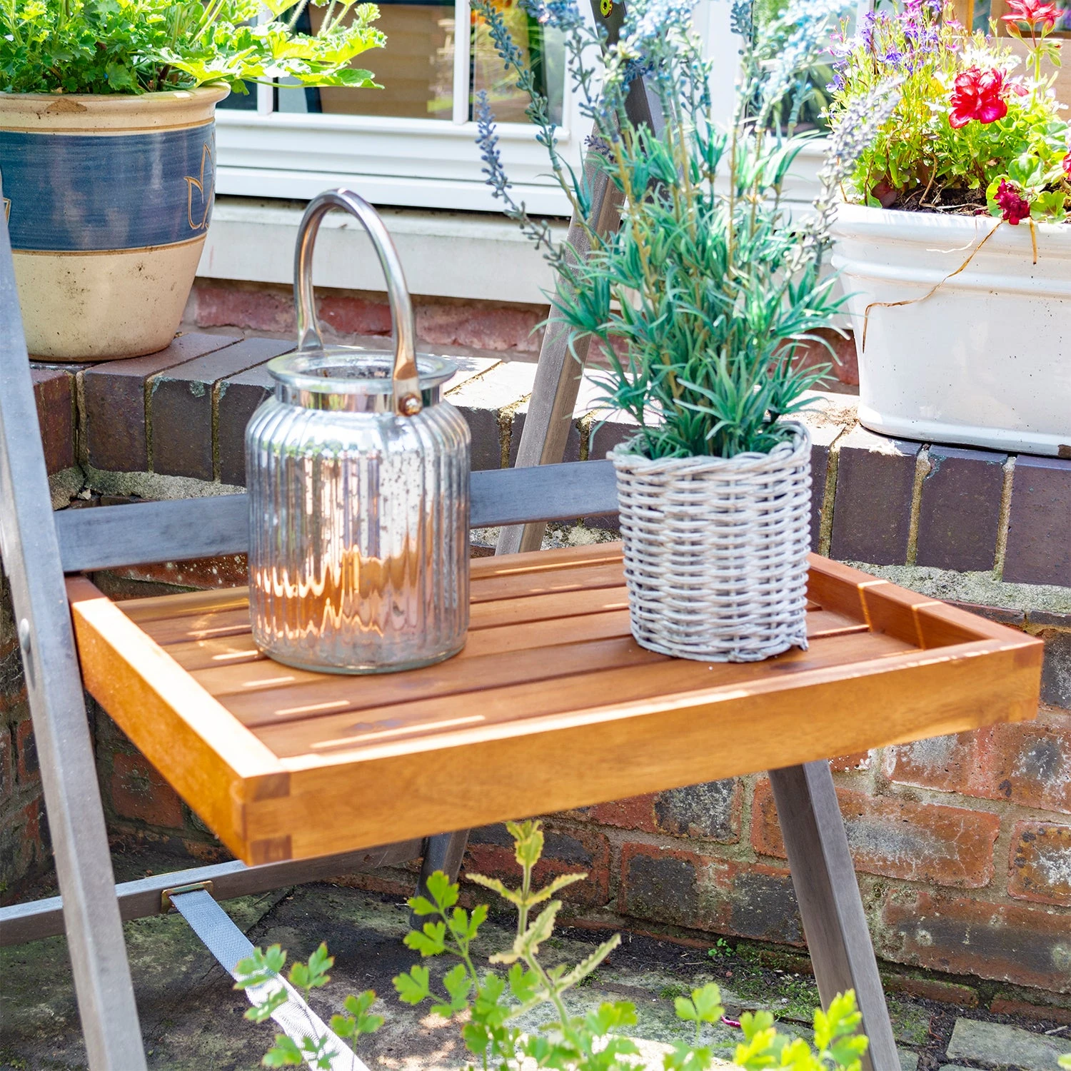 Alderley Hardwood Plant Ladder - Image 3