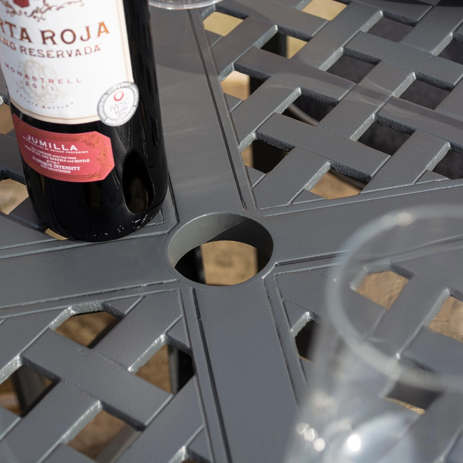 Rowlinson Vienna Aluminium Four Seating Dining Set - Image 9