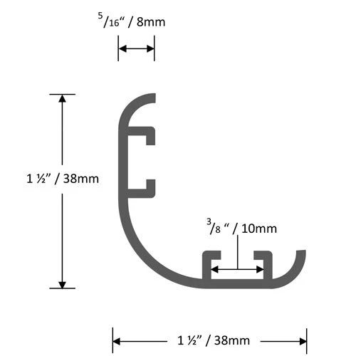 Aluminium Corner Section - Image 2