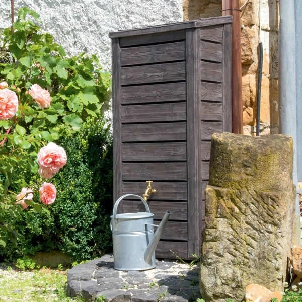 Norway Wood Effect Water Butt 230 Litre - Image 2