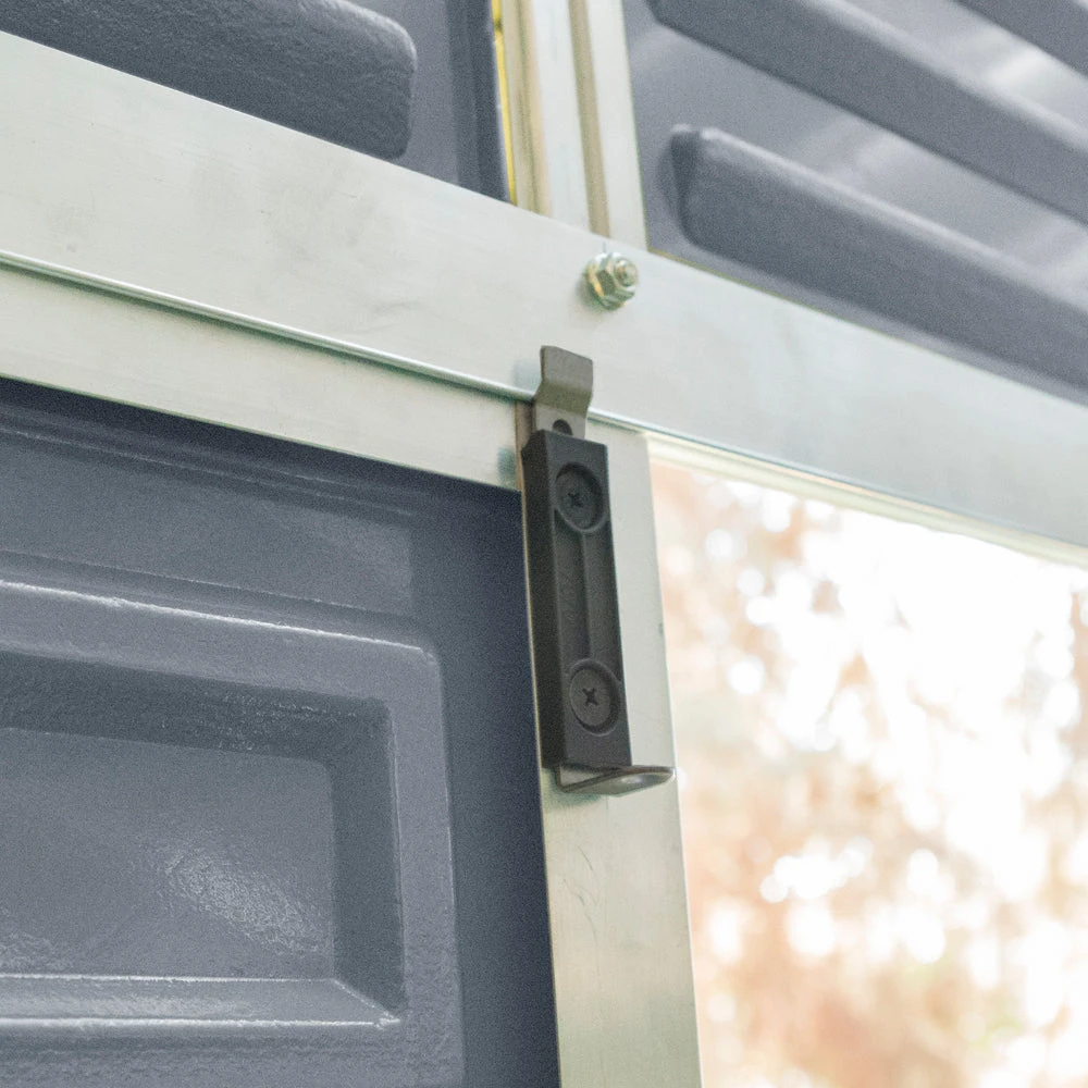 Skylight 8ft Wide Dark Grey Shed - Image 3