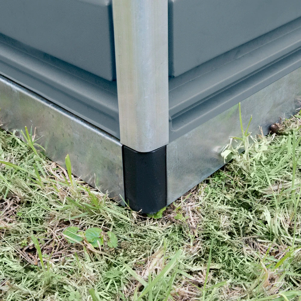 Skylight 8ft Wide Dark Grey Shed - Image 6