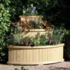 Rowlinson Marberry Corner Cascade Planter