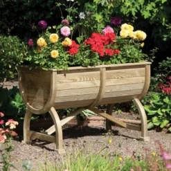 Rowlinson Marberry Barrel Planter