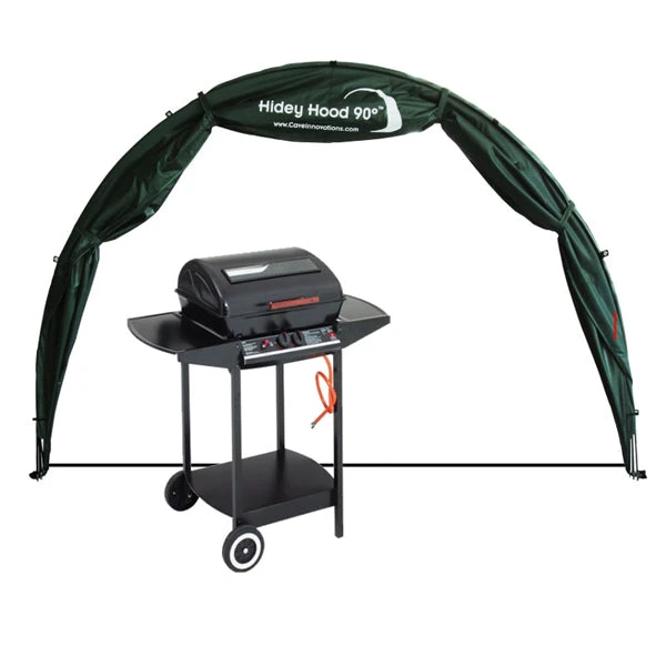 Hidey Hood 90 Degree Wall Mounted Folding Outdoor Storage - Image 7