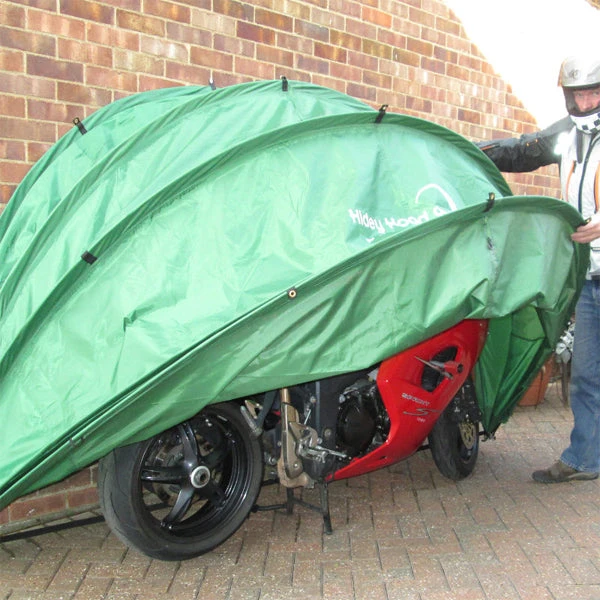 Hidey Hood 90 Degree Wall Mounted Folding Outdoor Storage - Image 4