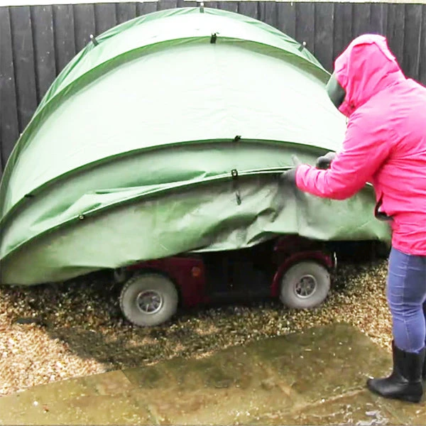 Hidey Hood 90 Degree Wall Mounted Folding Outdoor Storage - Image 3