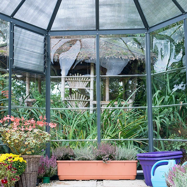 Palram Canopia Oasis Hexagonal 8ft Greenhouse - Image 3